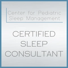 Center for Pediatric Sleep Management certification badge